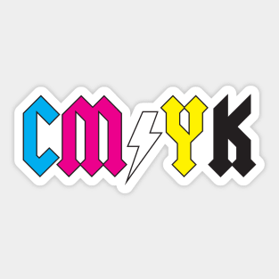 CM (lightning bolt) YK Sticker